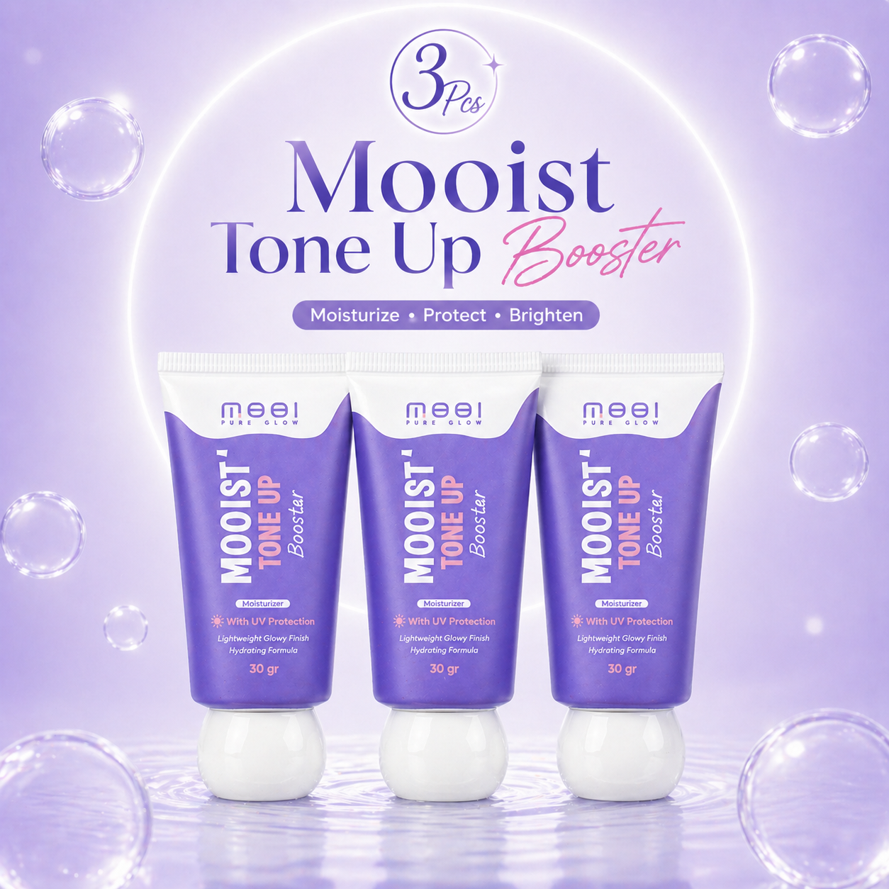 3 PCS - MOOIST Tone Up Booster
